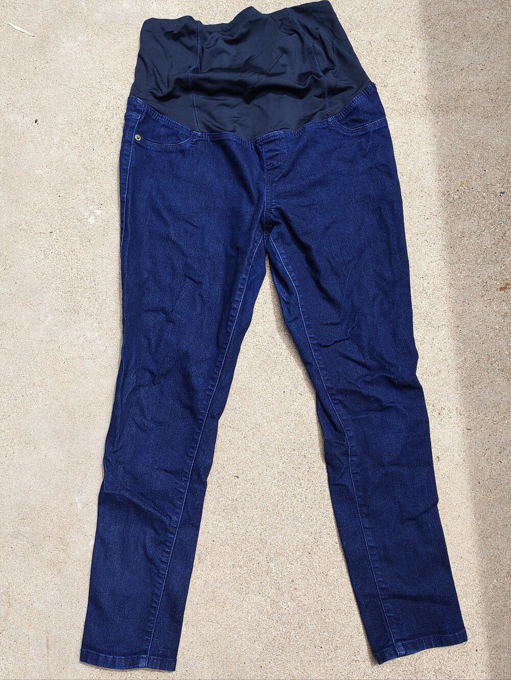 Isabel Maternity Crossover Panel Skinny Jeans 10